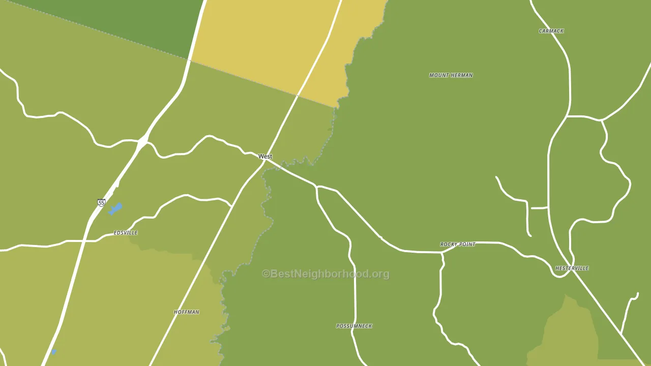 39192, MS block-group voter-turnout map