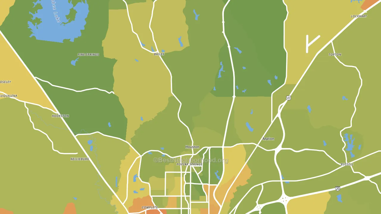 39305, MS block-group voter-turnout map