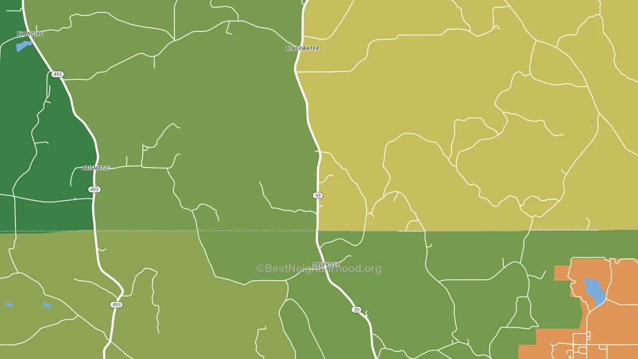 39326, MS block-group voter-turnout map