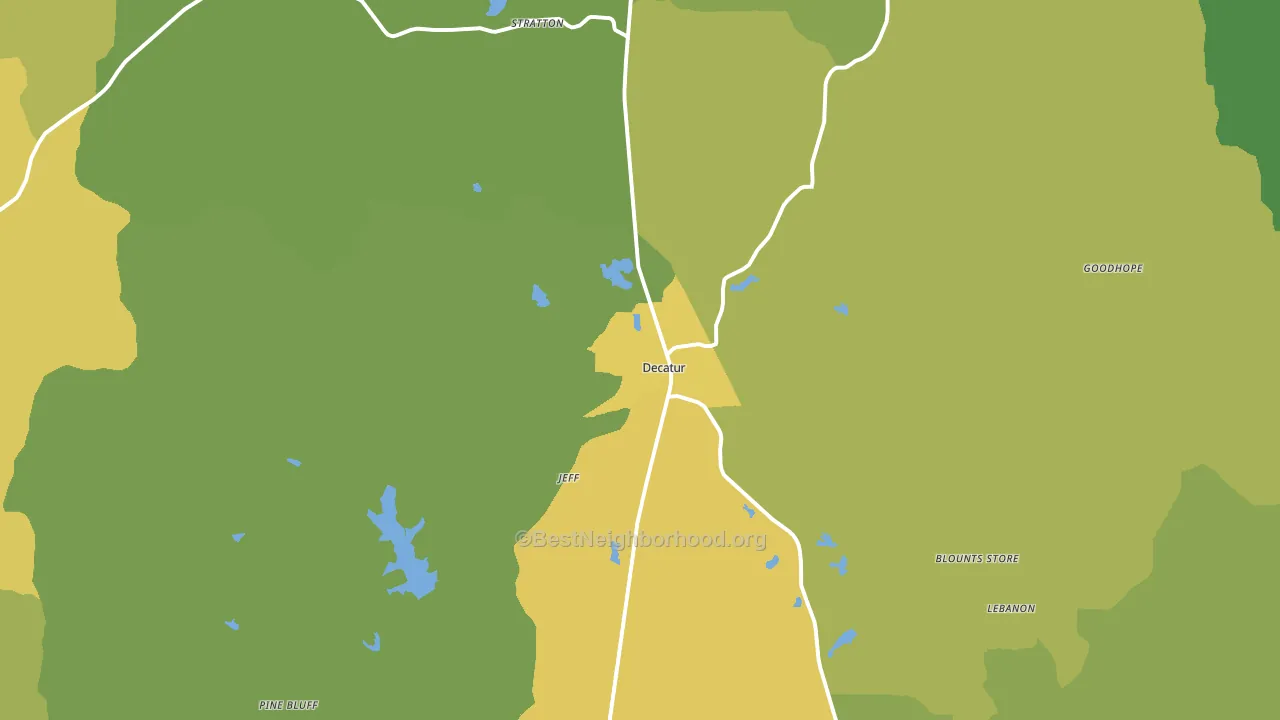 39327, MS block-group voter-turnout map