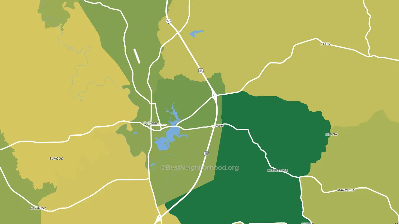 39355, MS block-group voter-turnout map
