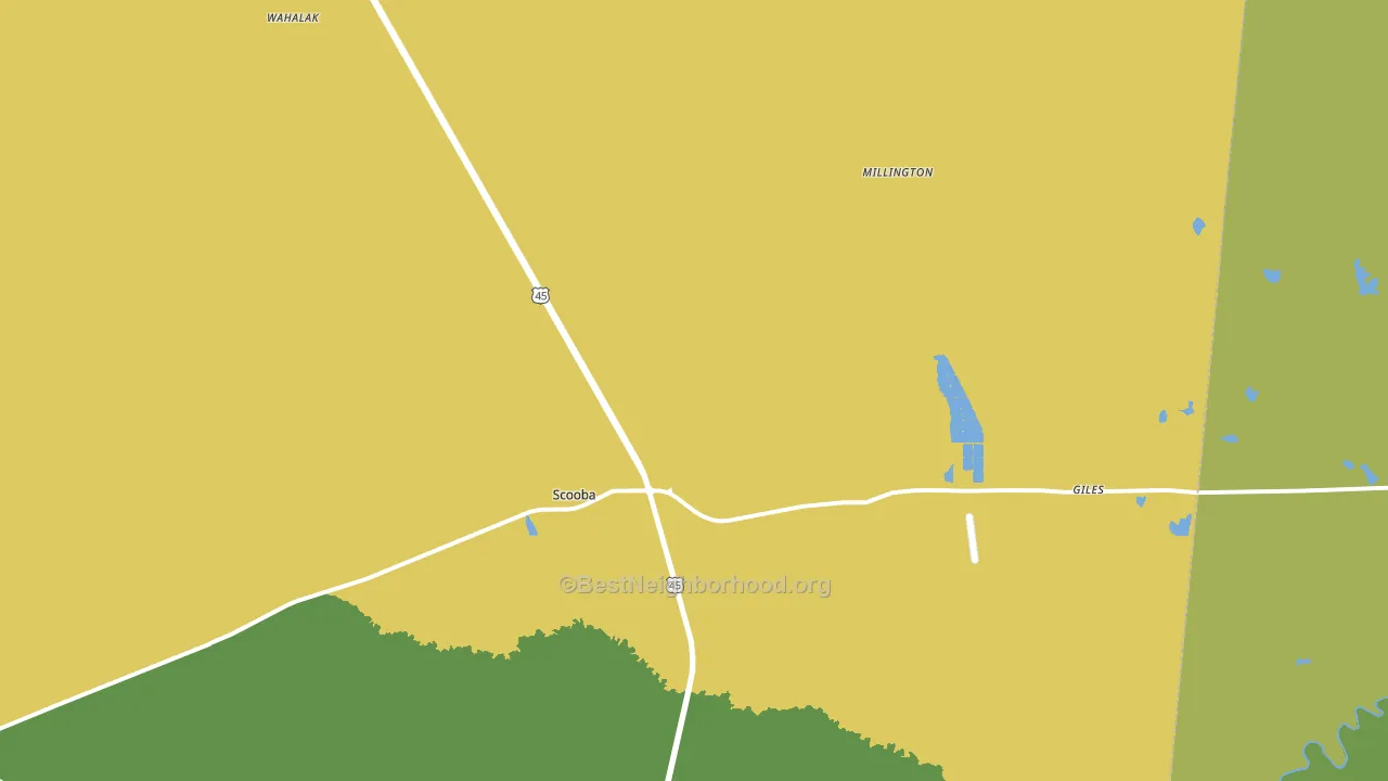 39358, MS block-group voter-turnout map