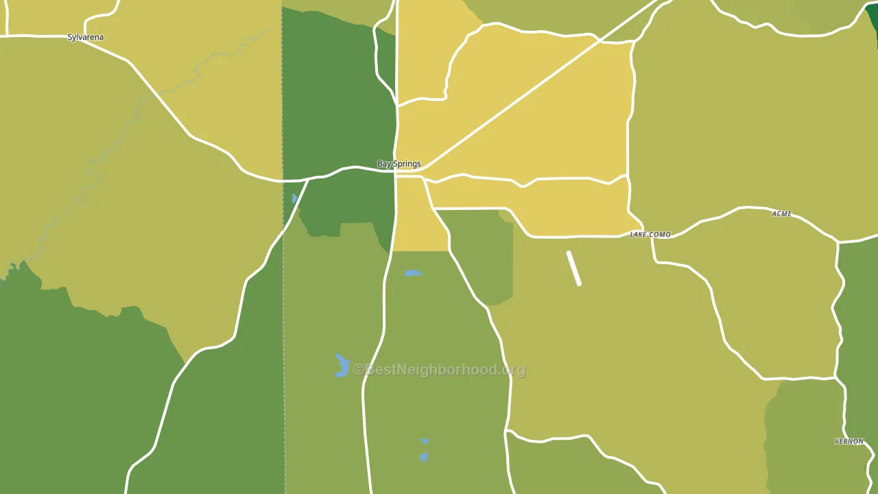 39422, MS block-group voter-turnout map