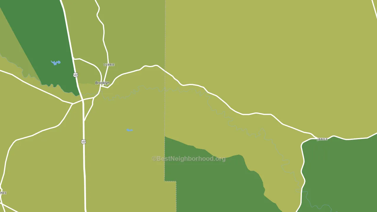 39425, MS block-group voter-turnout map