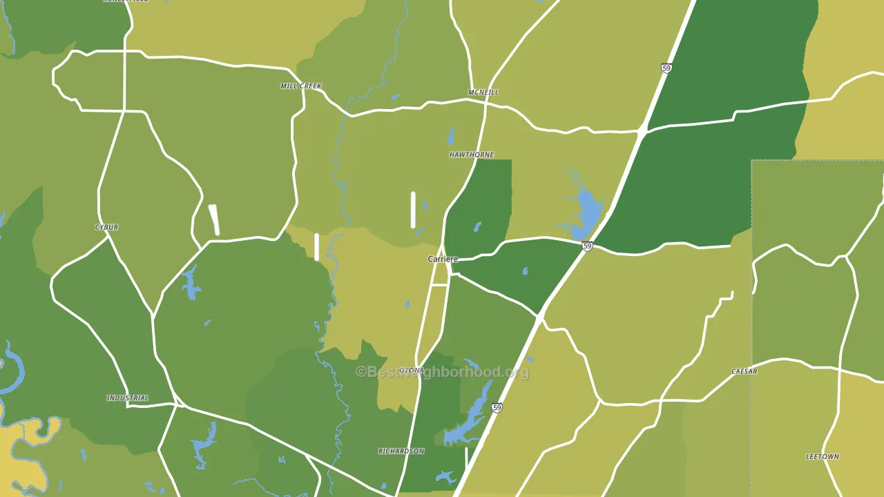 39426, MS block-group voter-turnout map