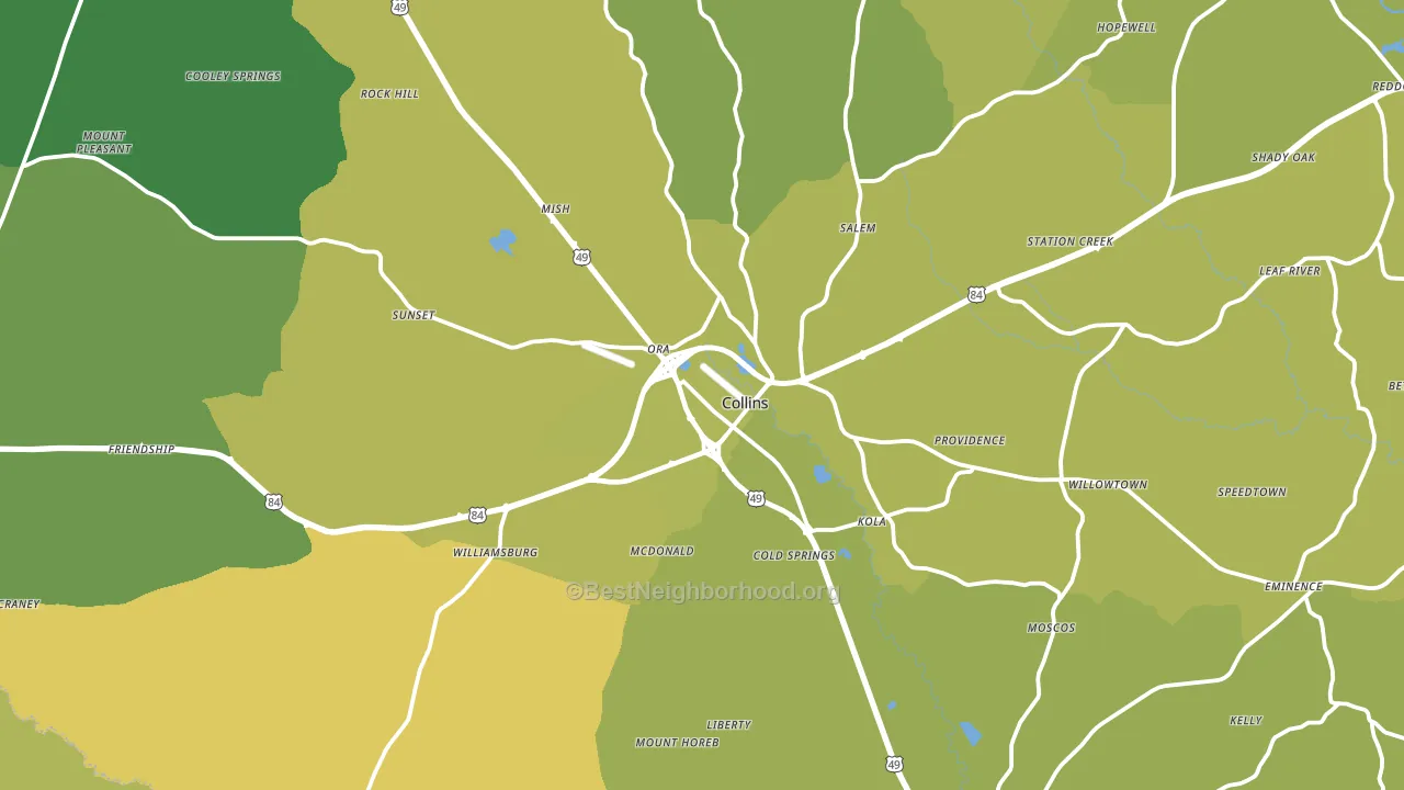 39428, MS block-group voter-turnout map