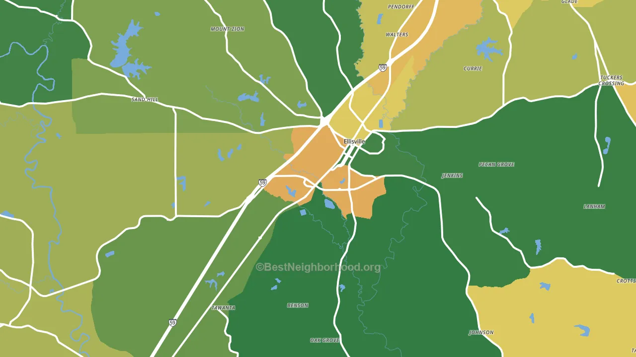 39437, MS block-group voter-turnout map