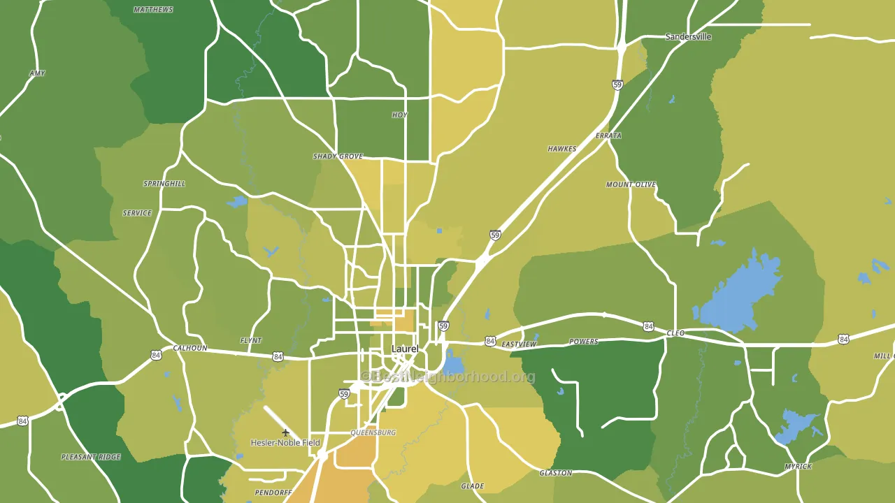 39443, MS block-group voter-turnout map