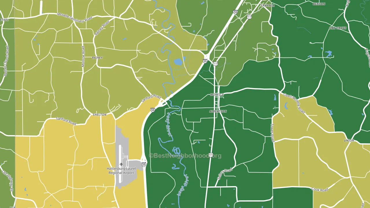 39459, MS block-group voter-turnout map