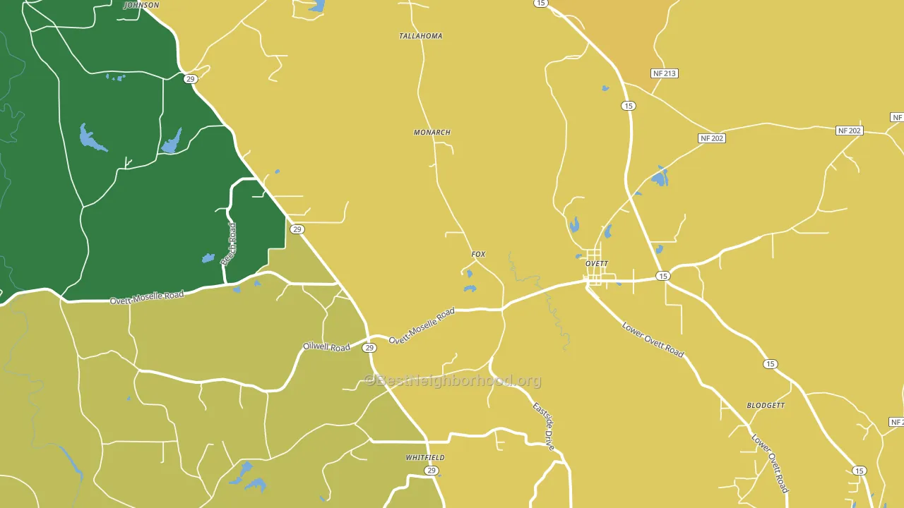 39464, MS block-group voter-turnout map