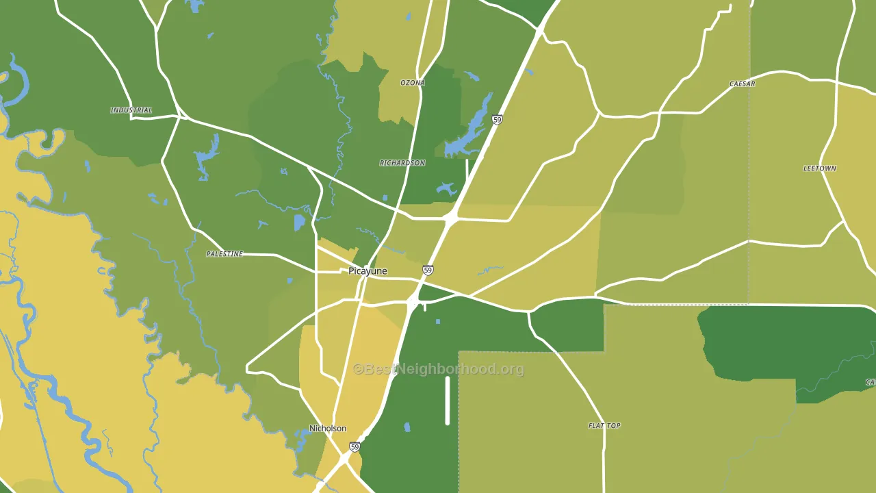 39466, MS block-group voter-turnout map