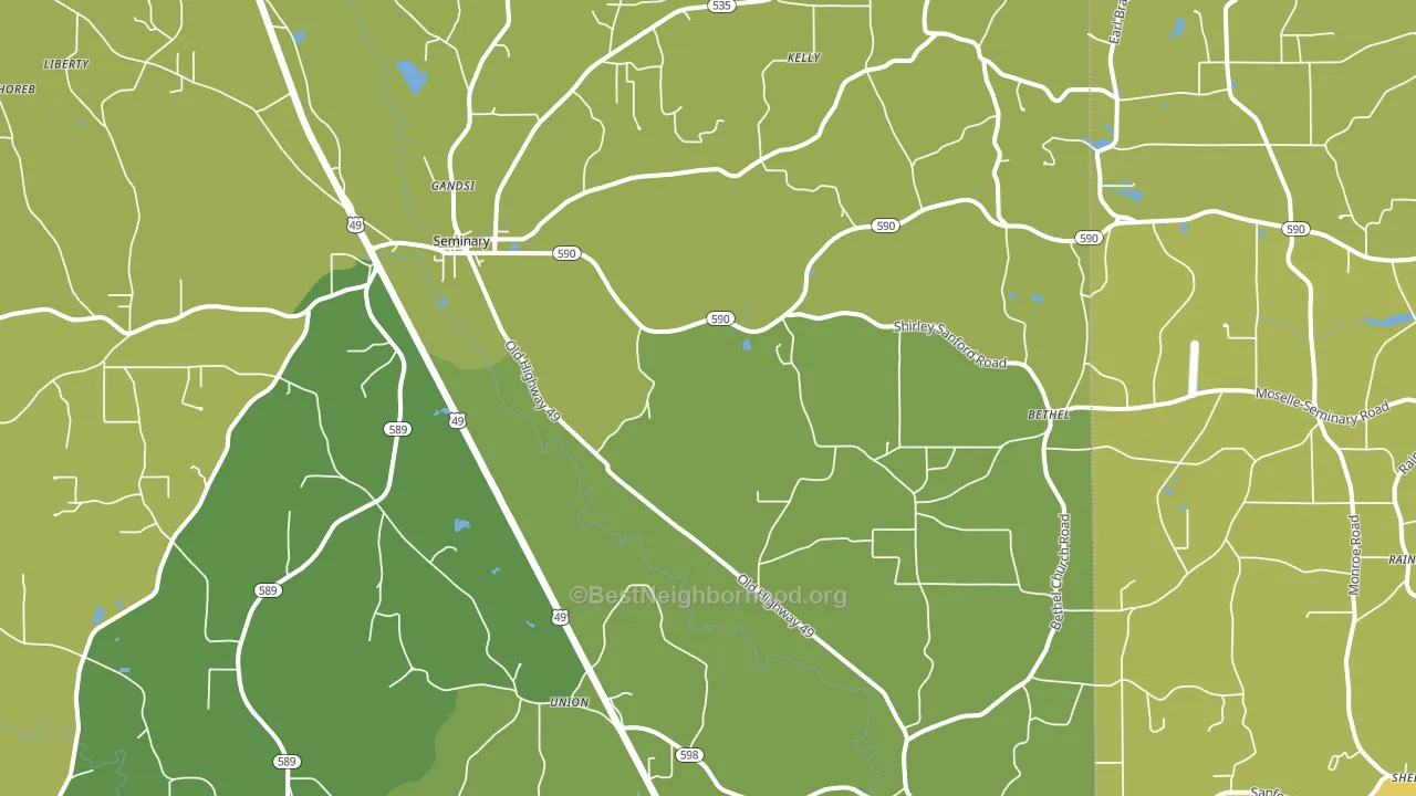 39479, MS block-group voter-turnout map