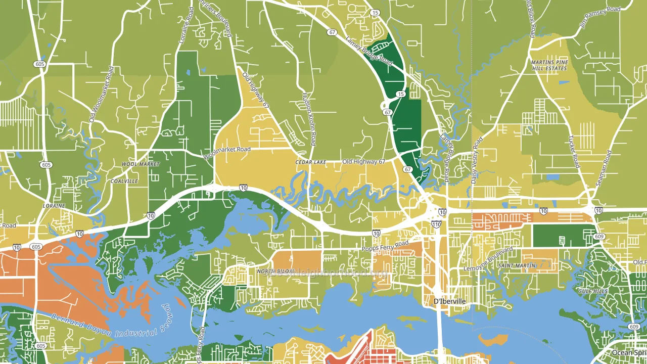 39532, MS block-group voter-turnout map
