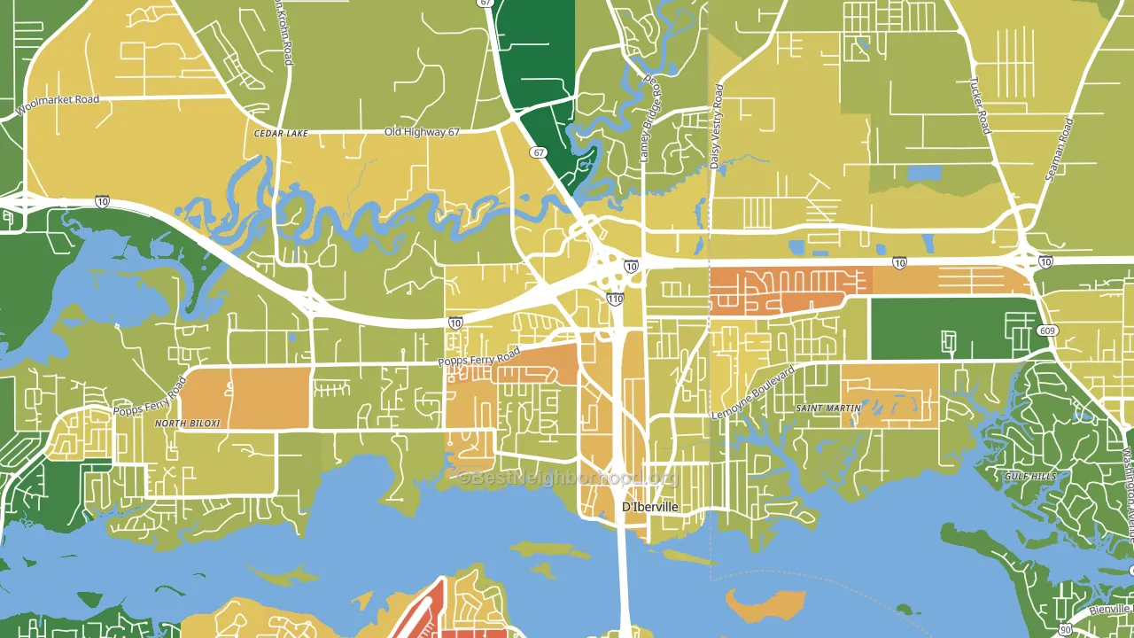 39540, MS block-group voter-turnout map