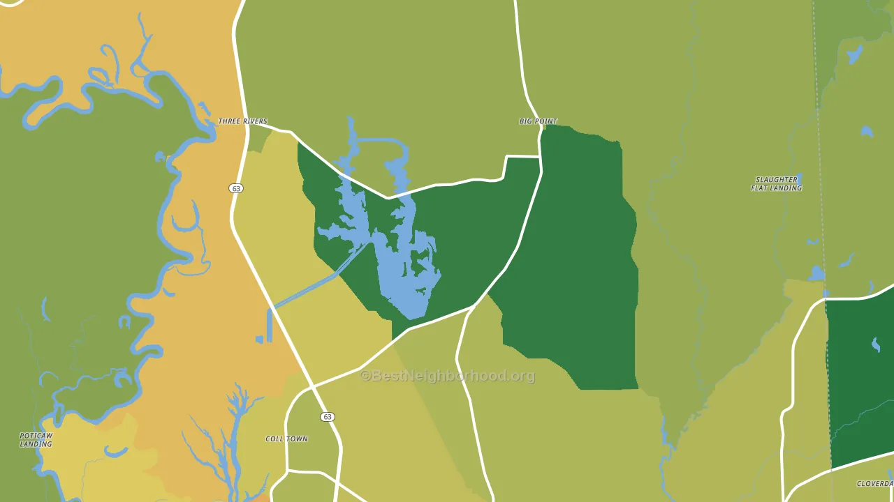 39562, MS block-group voter-turnout map