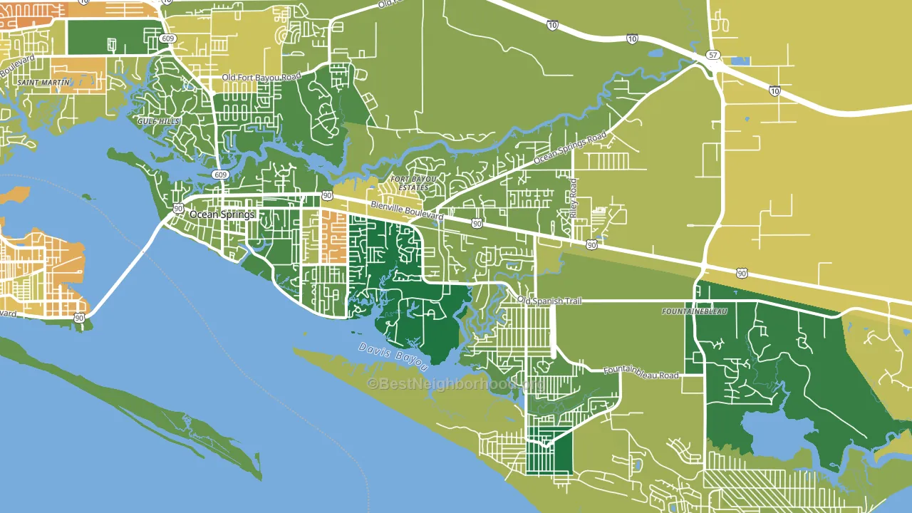 39564, MS block-group voter-turnout map