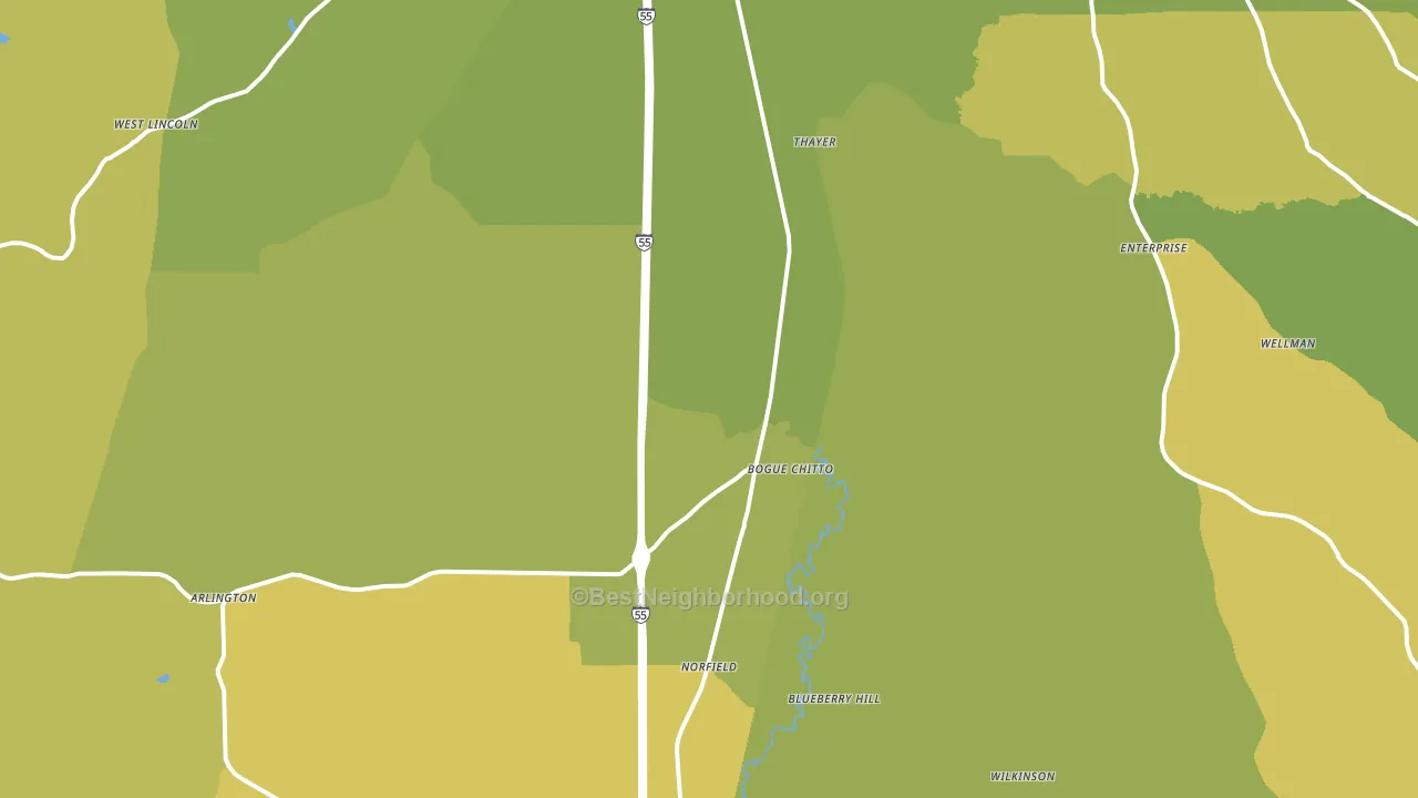 39629, MS block-group voter-turnout map