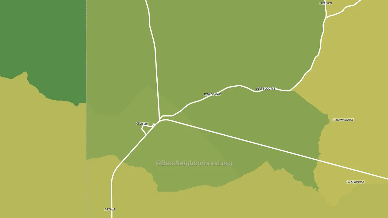 39638, MS block-group voter-turnout map