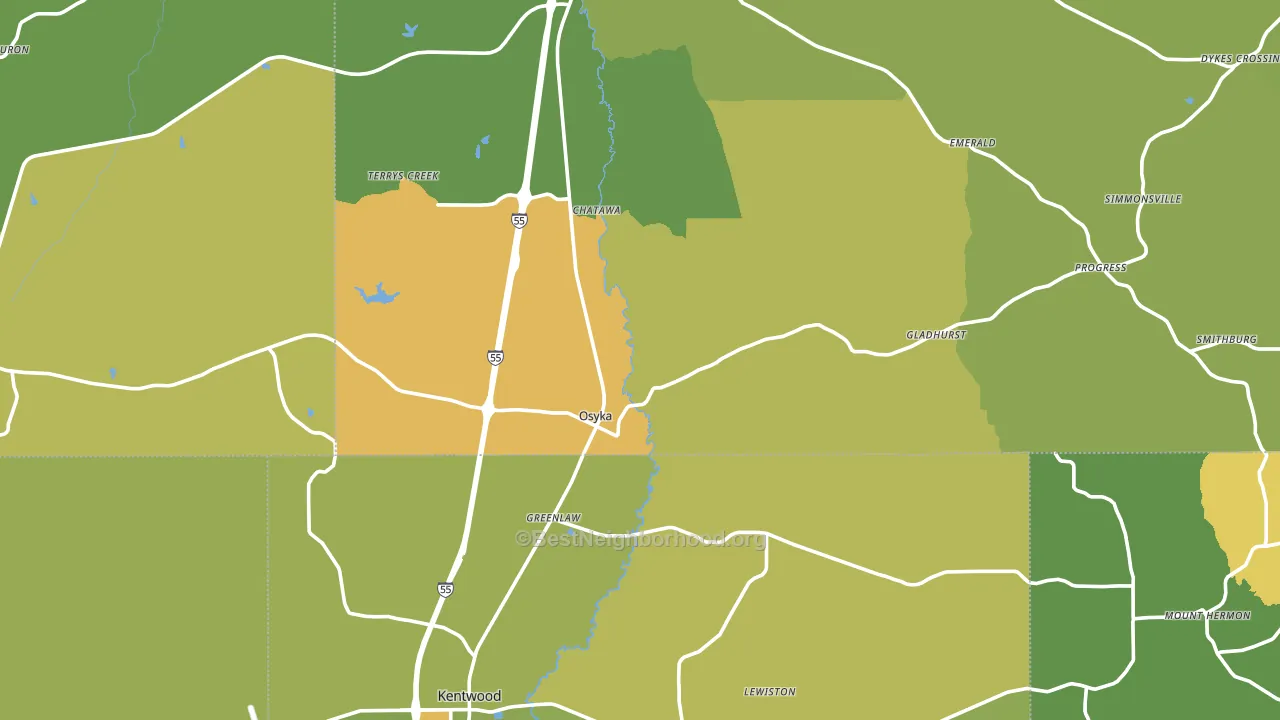 39657, MS block-group voter-turnout map