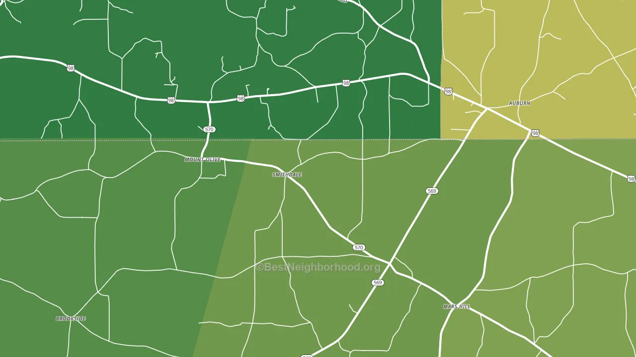39664, MS block-group voter-turnout map