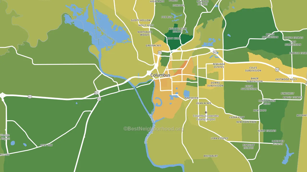 39701, MS block-group voter-turnout map