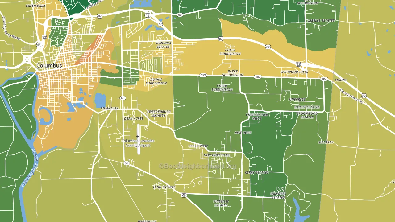 39702, MS block-group voter-turnout map