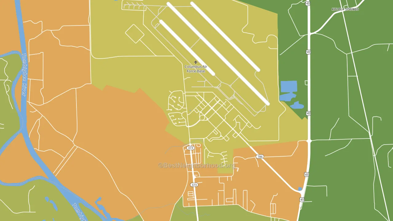 39710, MS block-group voter-turnout map