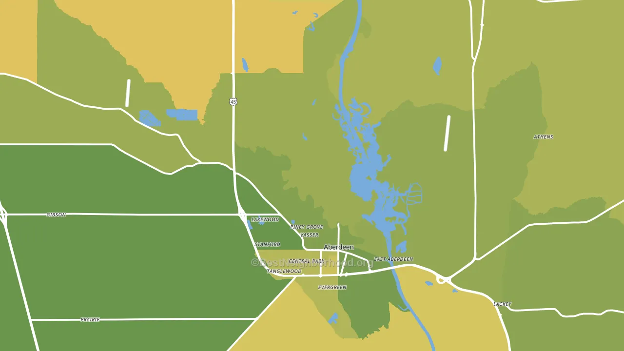 39730, MS block-group voter-turnout map