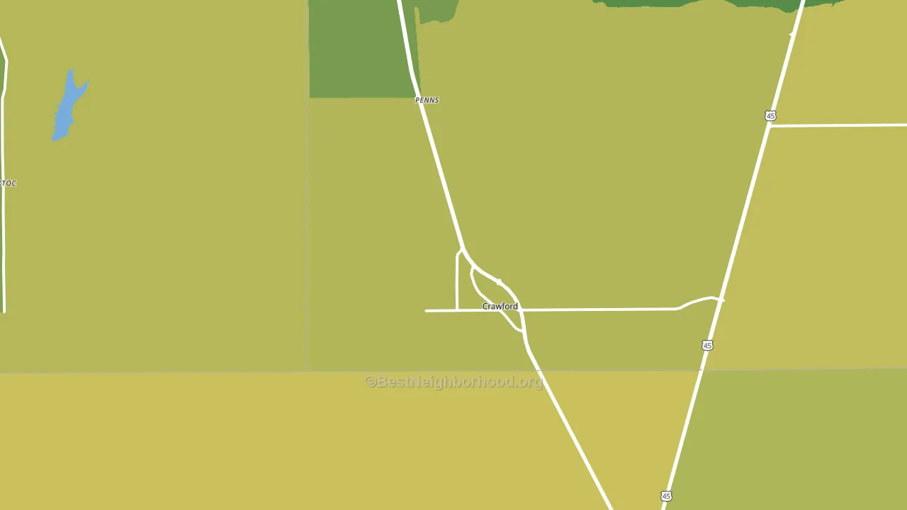 39743, MS block-group voter-turnout map