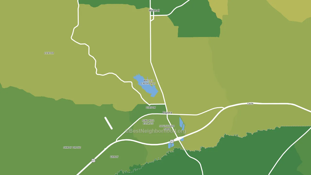 39744, MS block-group voter-turnout map