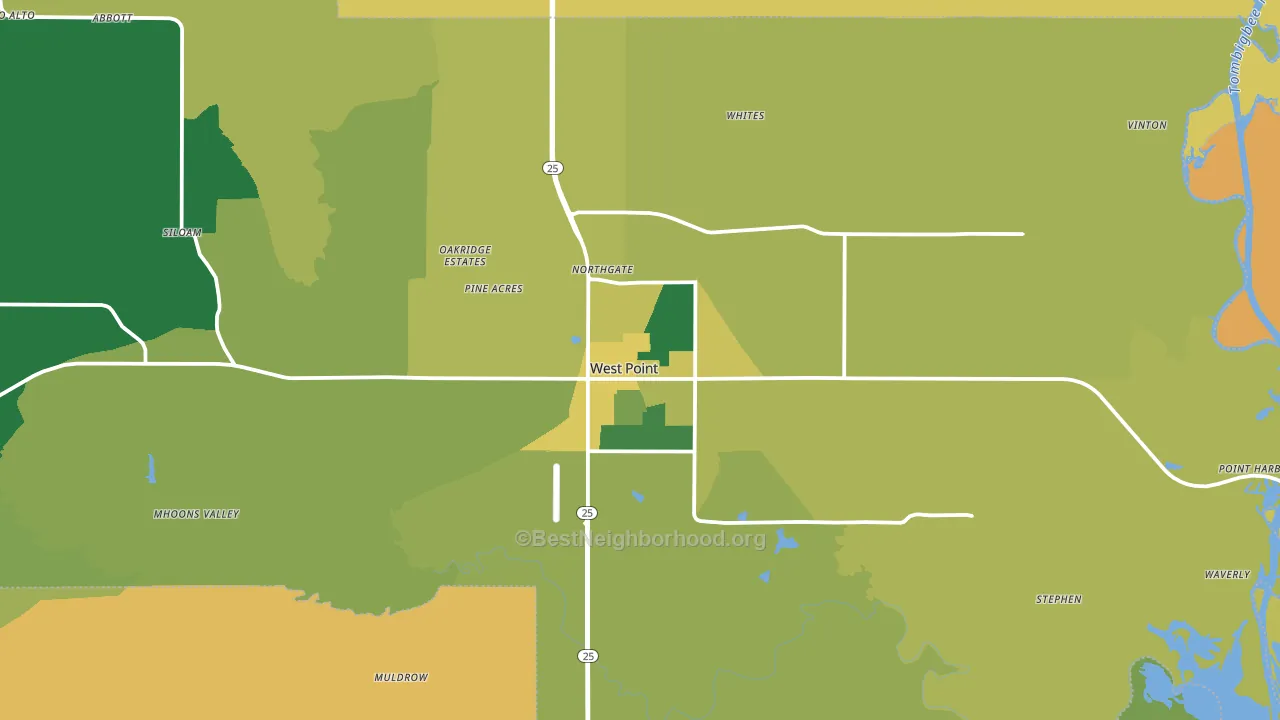 39773, MS block-group voter-turnout map