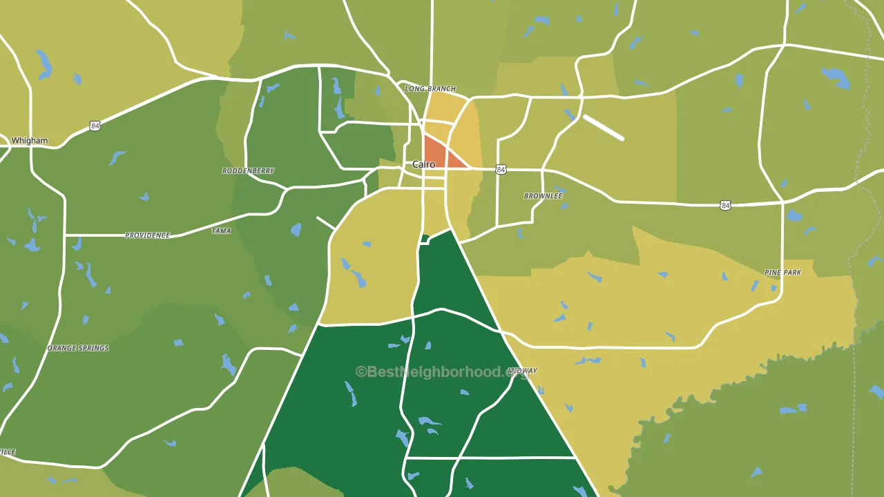 39828, GA block-group voter-turnout map