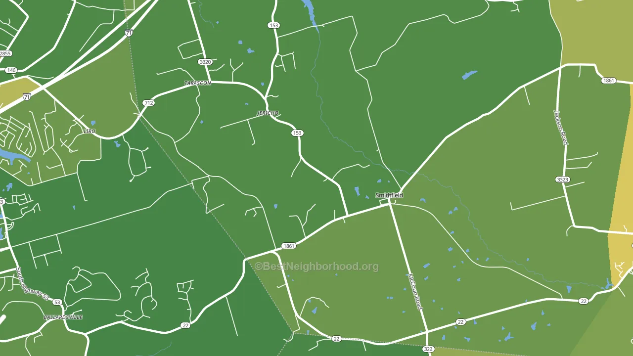 40068, KY block-group voter-turnout map