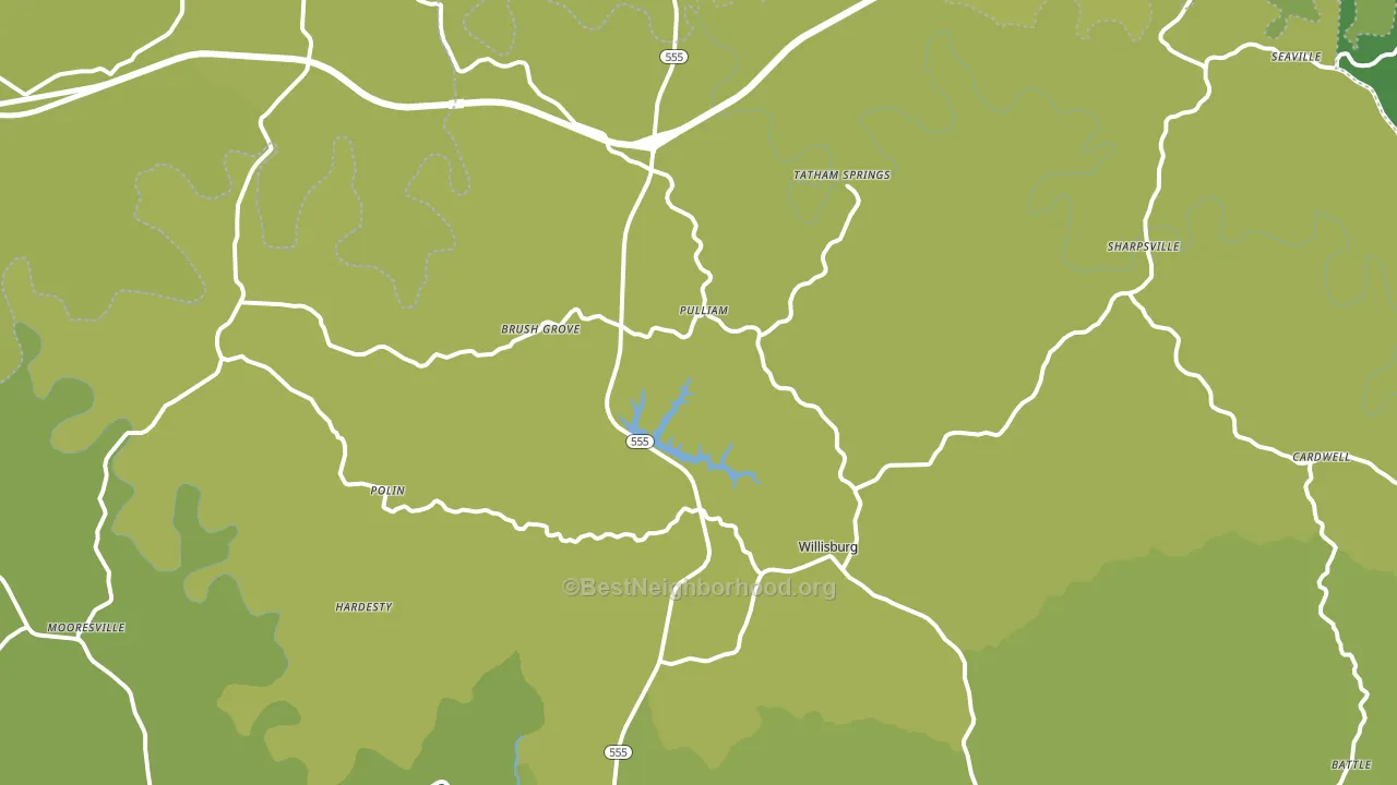 40078, KY block-group voter-turnout map