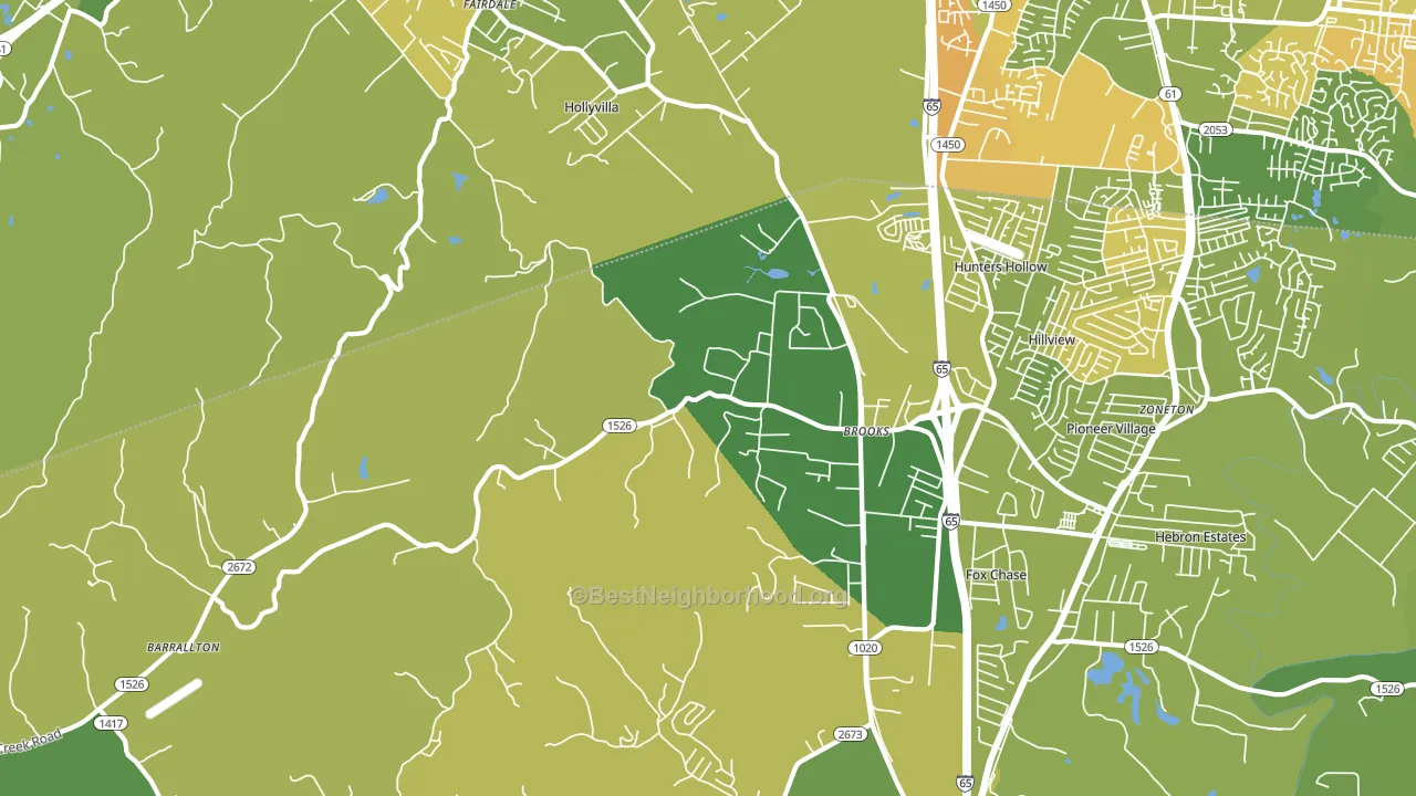 40109, KY block-group voter-turnout map