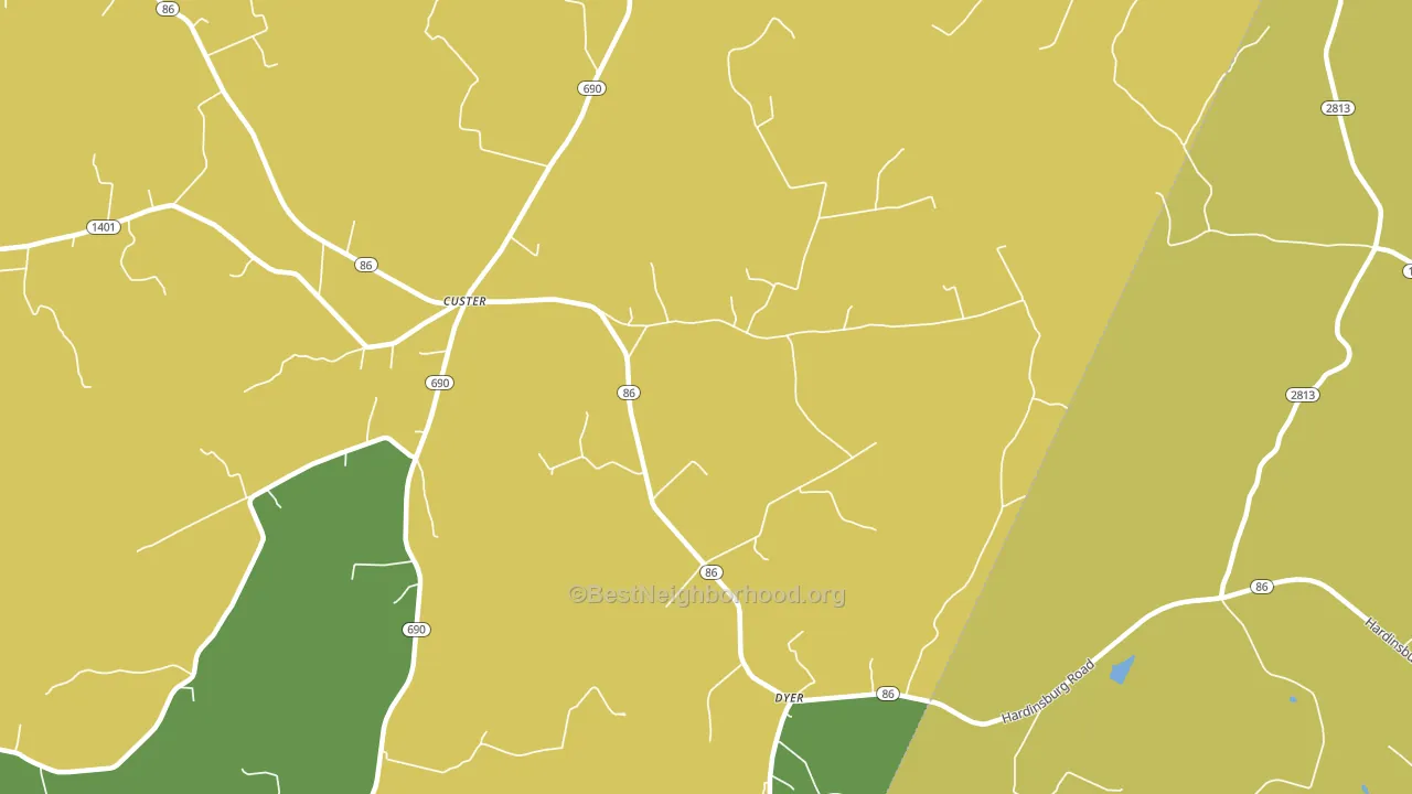 40115, KY block-group voter-turnout map