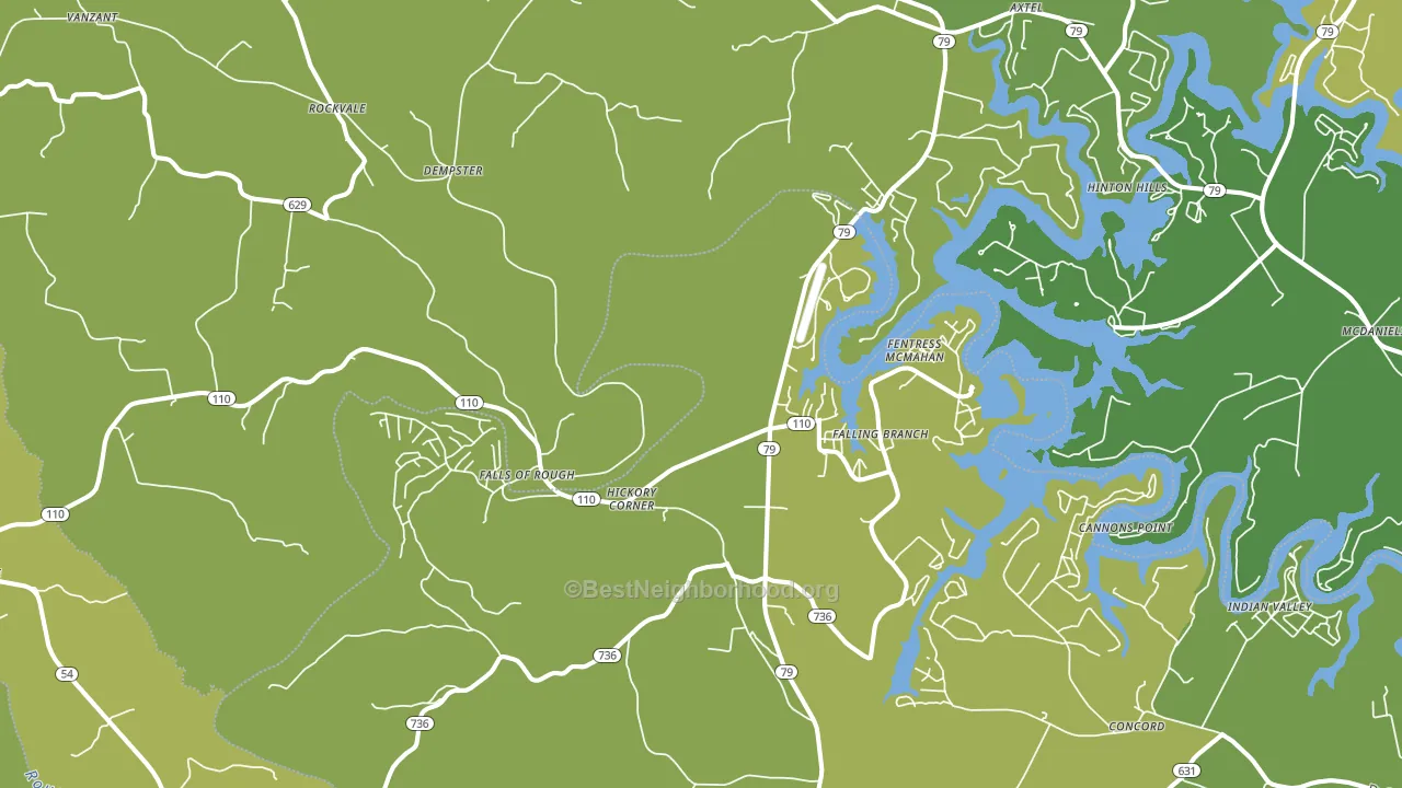 40119, KY block-group voter-turnout map