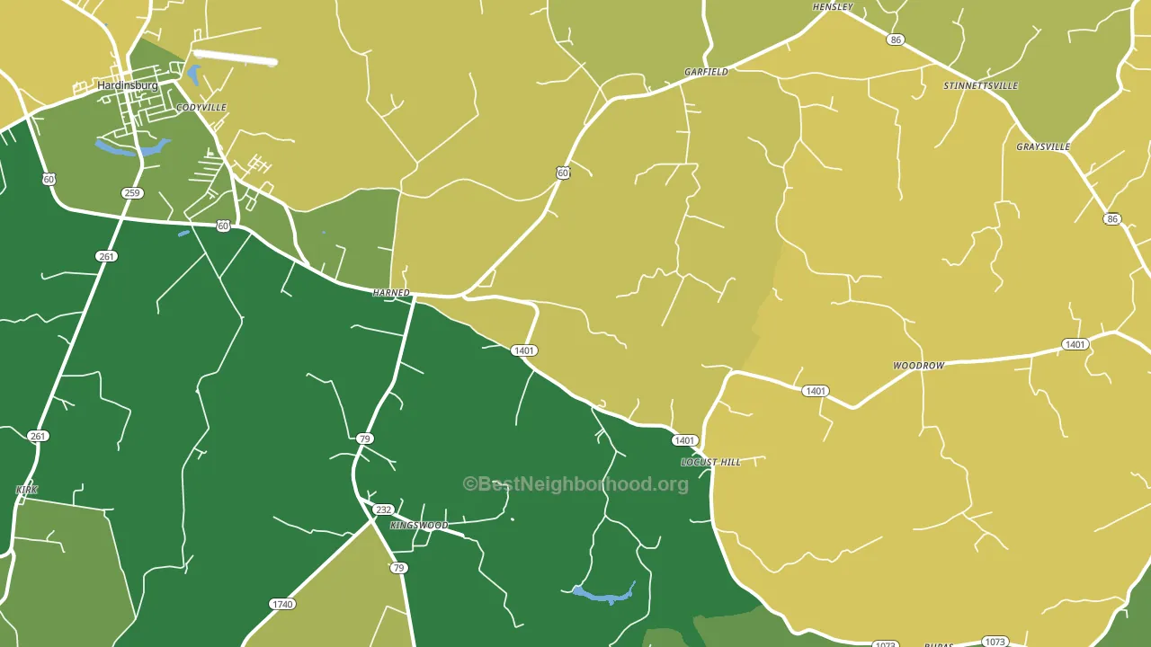 40144, KY block-group voter-turnout map