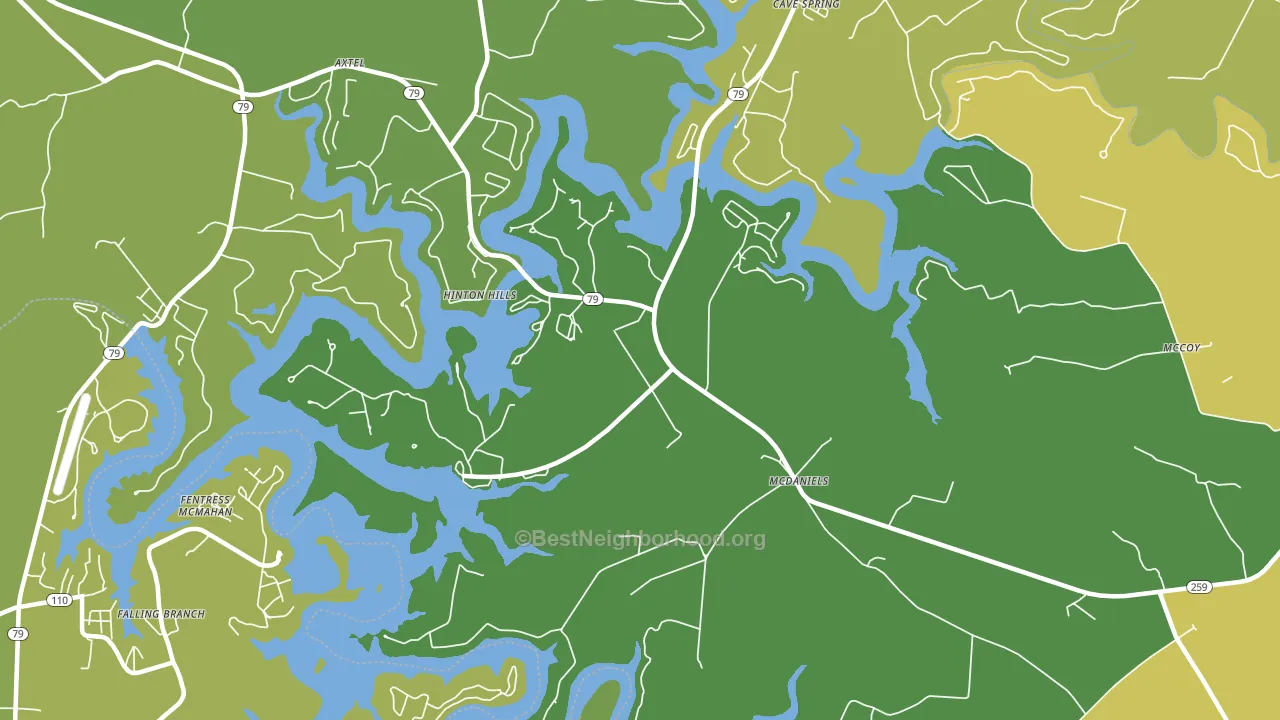 40152, KY block-group voter-turnout map