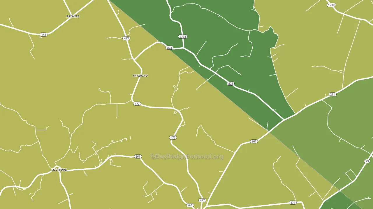40176, KY block-group voter-turnout map