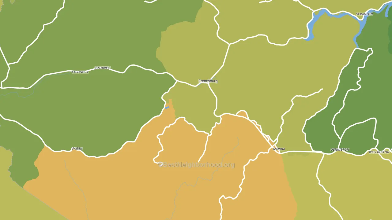 40322, KY block-group voter-turnout map
