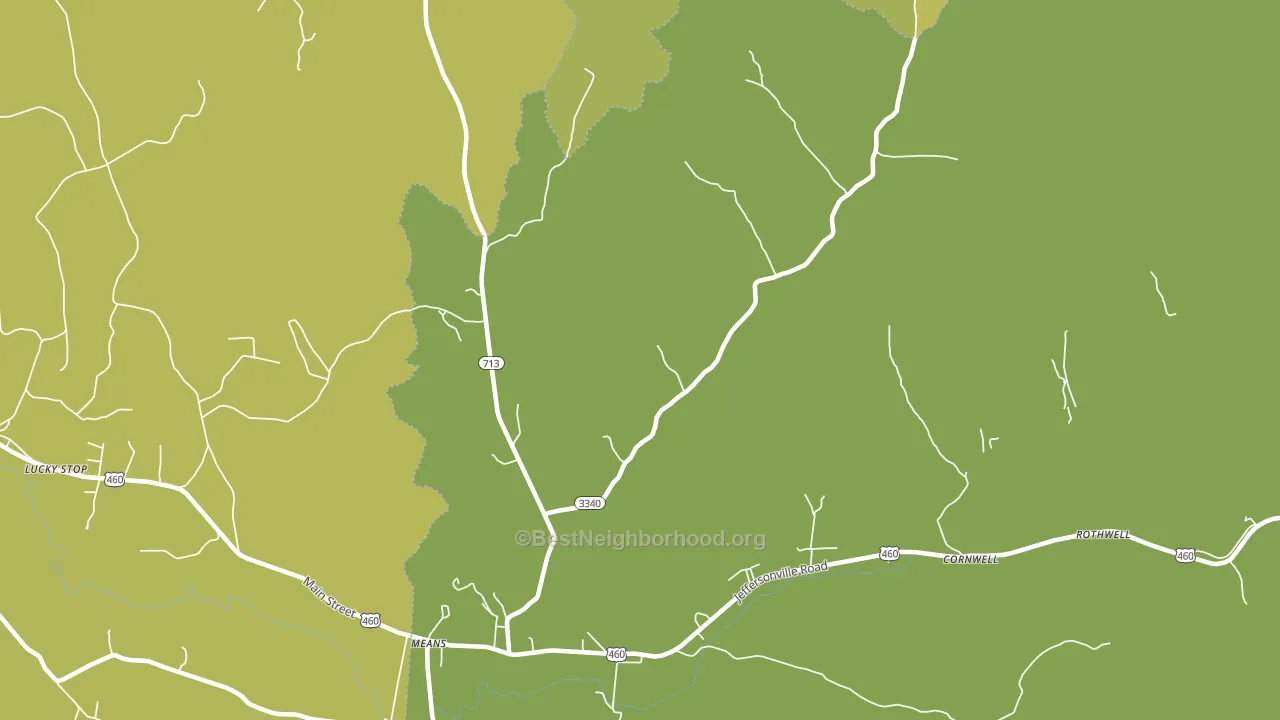 40346, KY block-group voter-turnout map