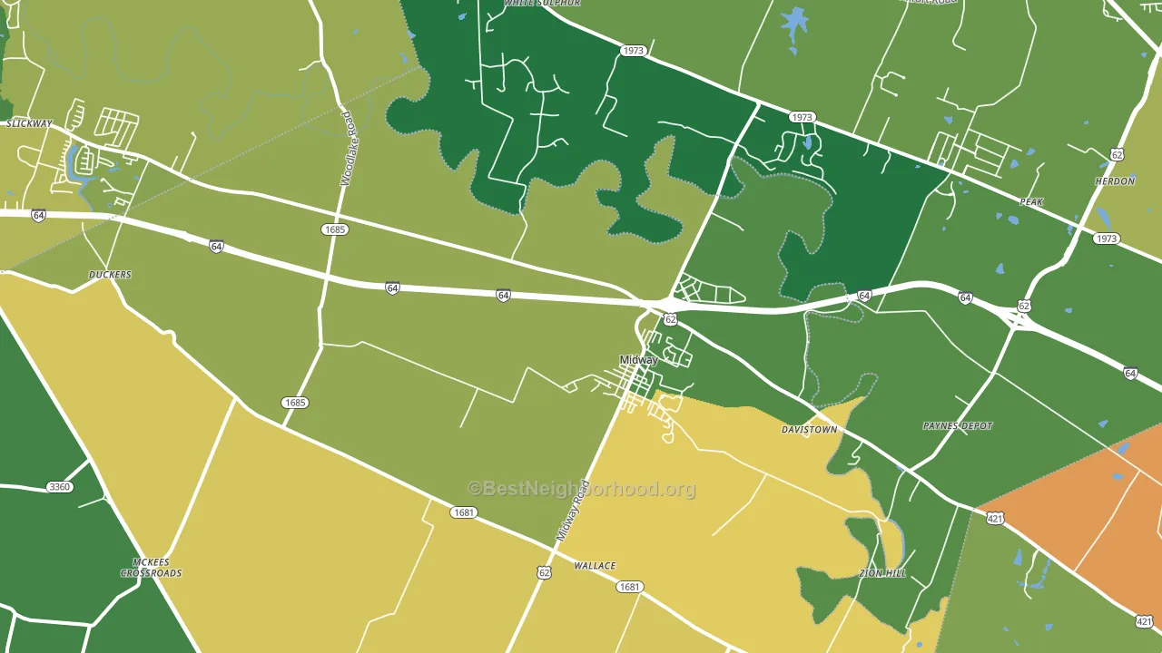 40347, KY block-group voter-turnout map