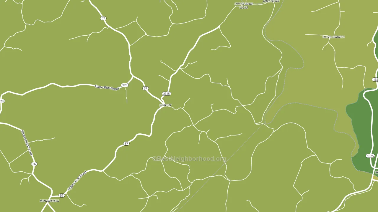 40350, KY block-group voter-turnout map