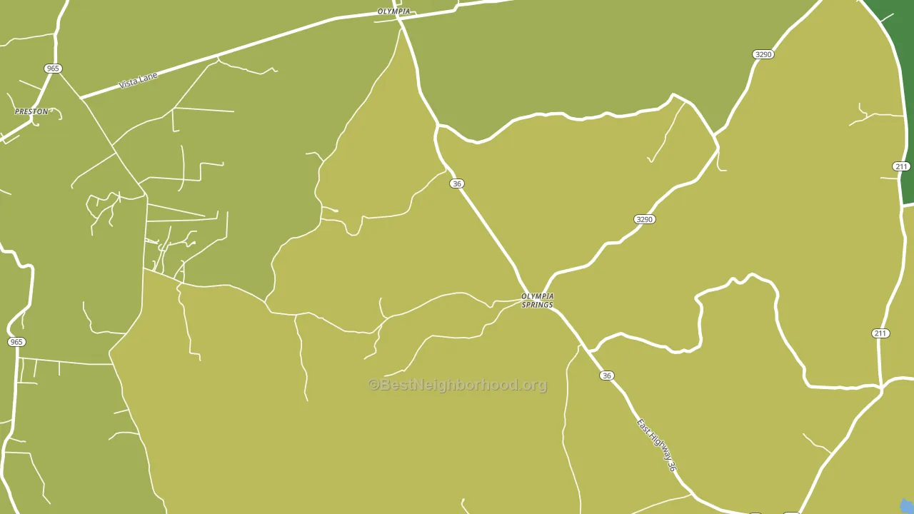 40358, KY block-group voter-turnout map