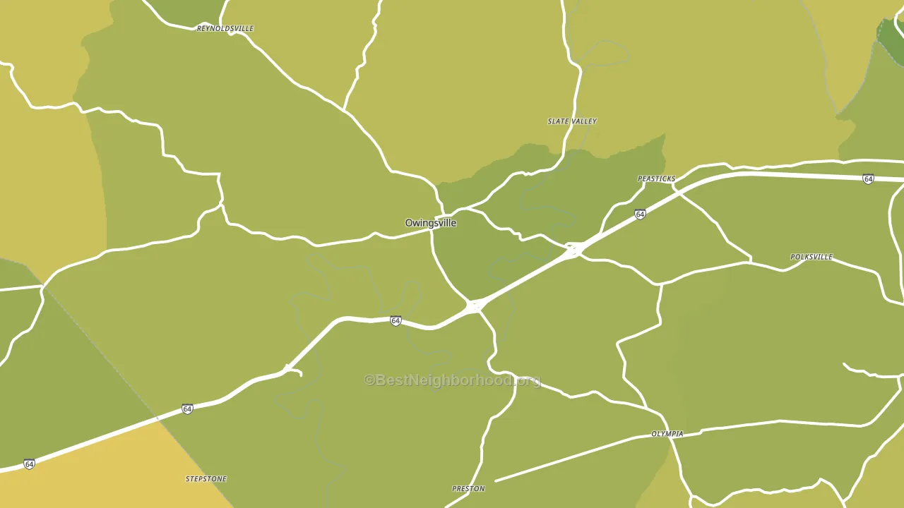 40360, KY block-group voter-turnout map