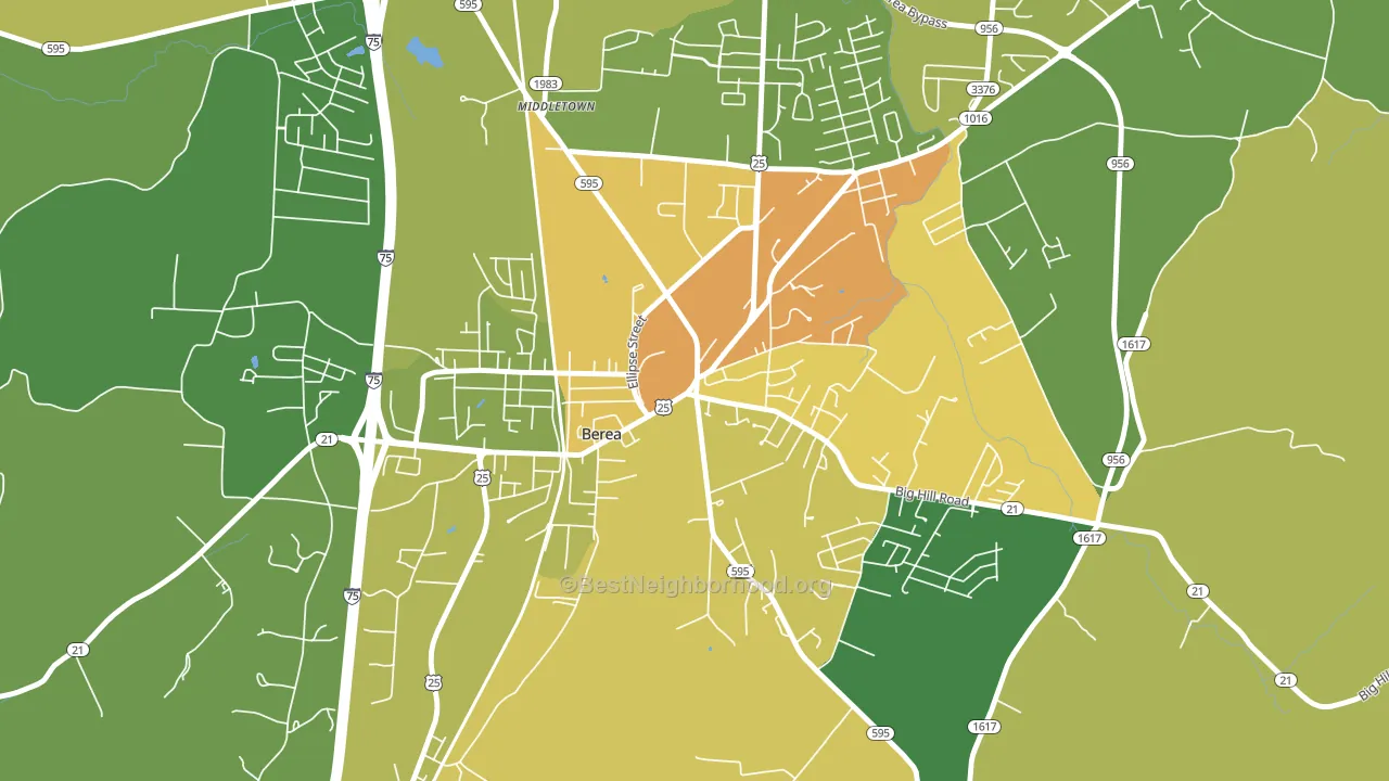 40404, KY block-group voter-turnout map