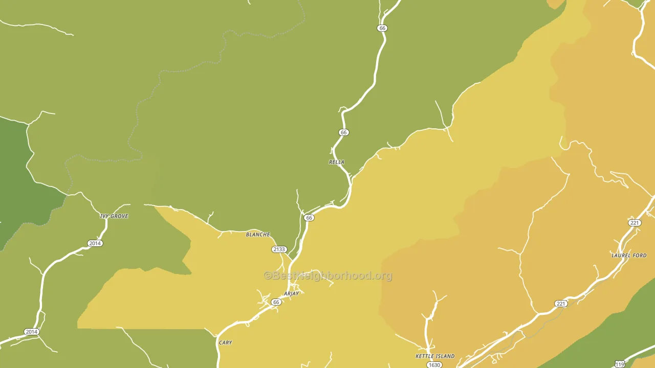 40902, KY block-group voter-turnout map
