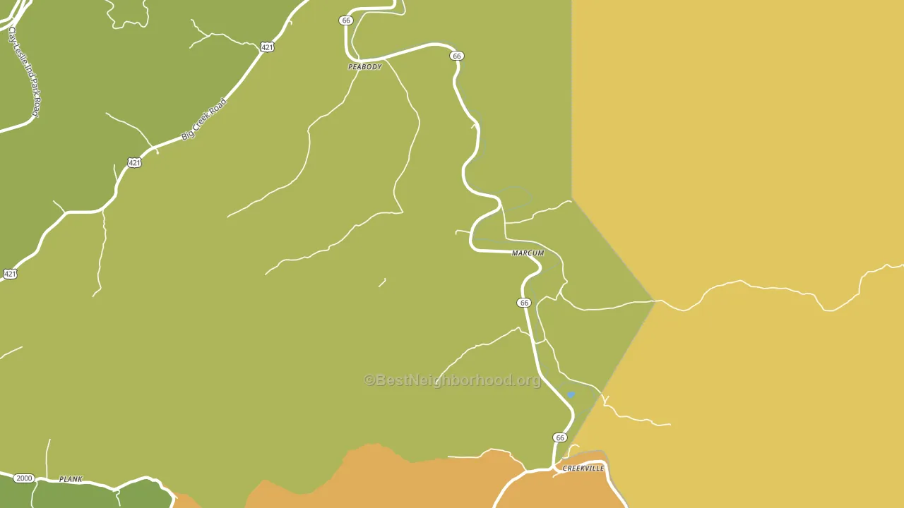 40914, KY block-group voter-turnout map
