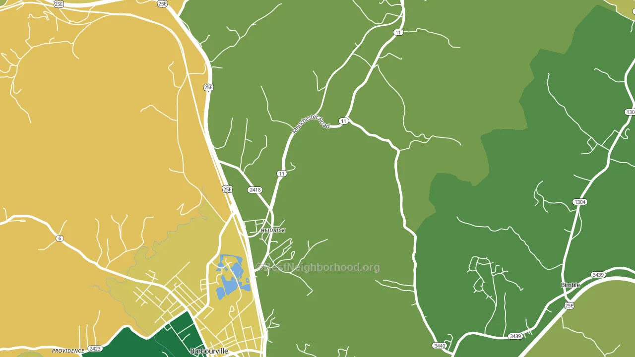 40949, KY block-group voter-turnout map